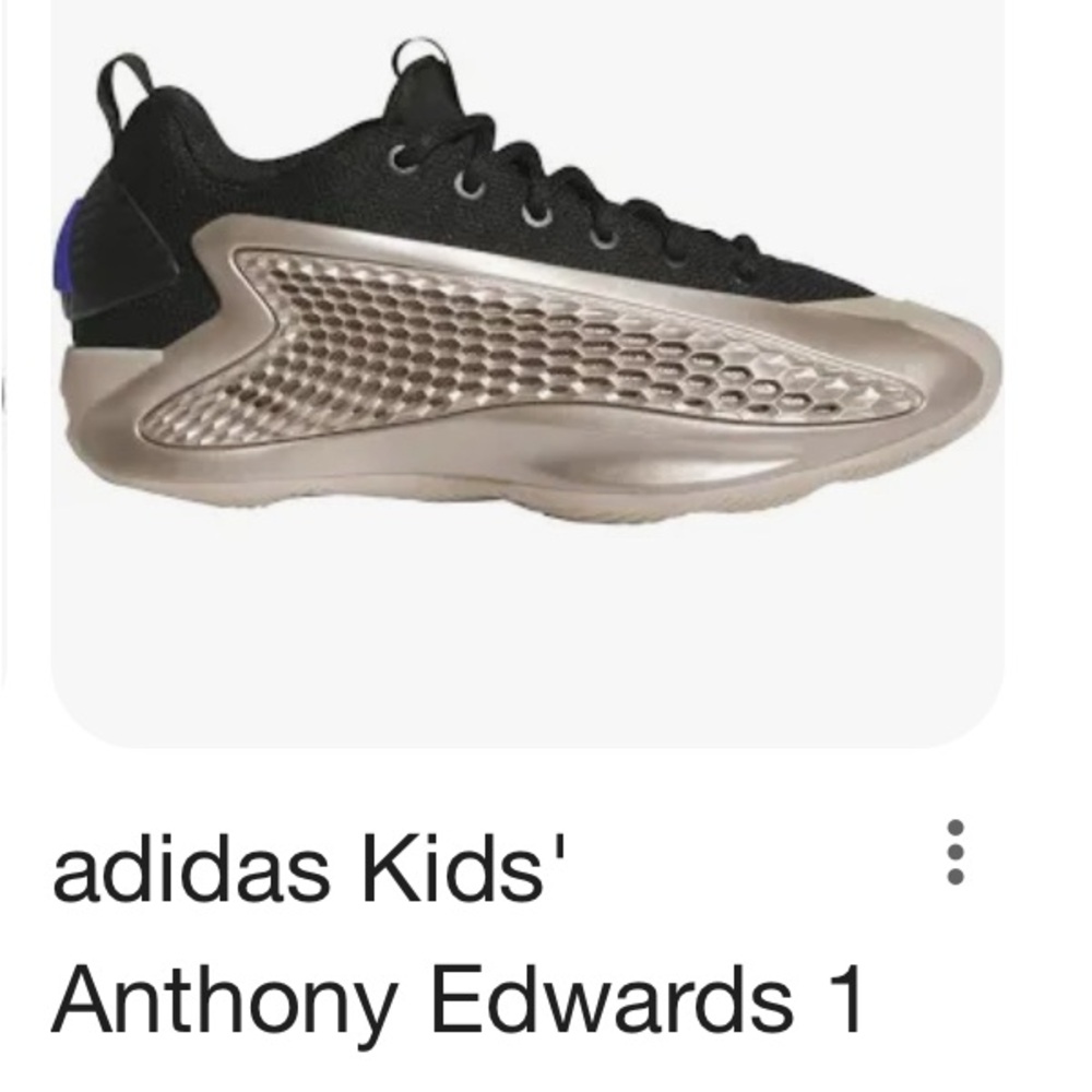 Youth Anthony Edwards basketball shoes only worn once
